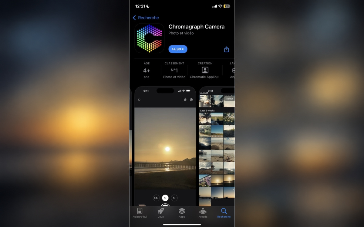 Chromagraph Camera